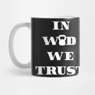 IN WOD WE TRUST - White Writing Mug